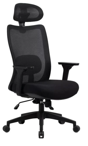 Fotel obrotowy Q-724H ergonomiczny do biura czarny