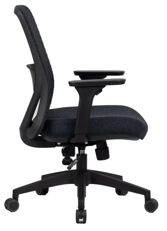 Fotel obrotowy Q-744 ergonomiczny do biura czarny
