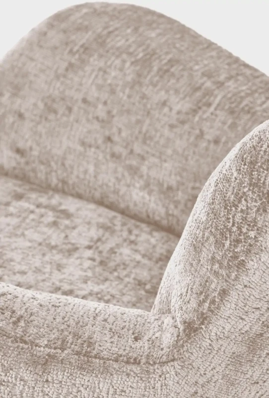 Fotel bujany Castro wypoczynkowy do salonu beżowy