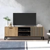 Stolik szafka RTV Lamino RTV-1 dąb craft/czarny