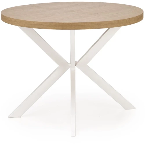 Stół rozkładany Peroni 100-250 dąb złoty/biały