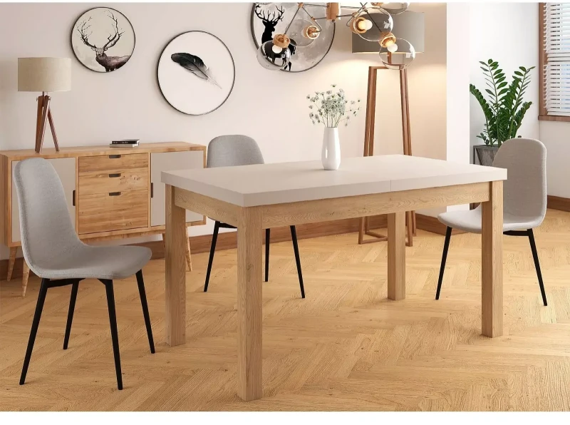 Stół rozkładany Presto 140-218 cm kaszmir/dąb cremona torro