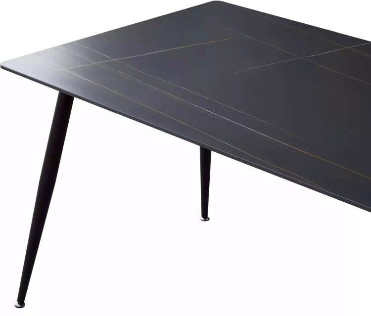 Stół Rion 130x70 cm czarny mat