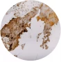 Stolik kawowy Salo B ceramiczny do salonu 50 cm biały efekt marmuru