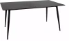 Stół Rion 160x90 cm czarny mat