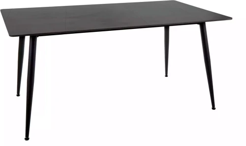 Stół Rion 160x90 cm czarny mat