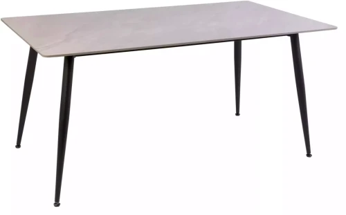 Stół Rion 130x70 cm szary/czarny