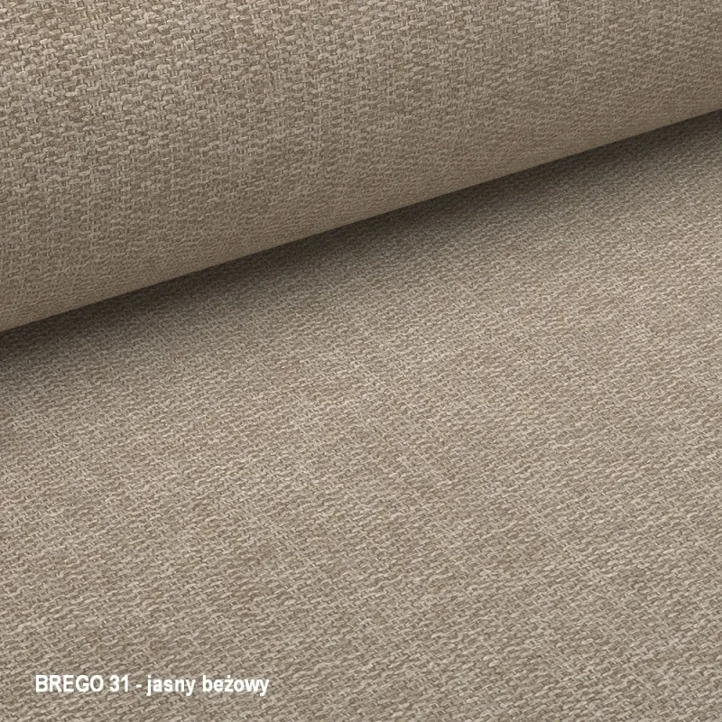 Krzesło tapicerowane Servio Brego z obrotowym siedziskiem do jadalni jasny beżowy