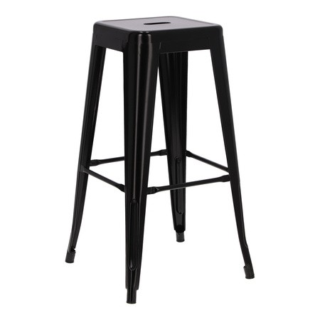 Hoker Paris 75cm czarny inspirowany Tolix