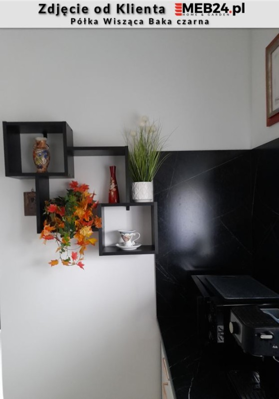 Półka Wisząca Baka czarna - zdjęcie od klienta