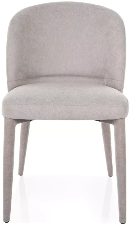 Krzesło tapicerowane Tino Wind klasyczne do salonu szary