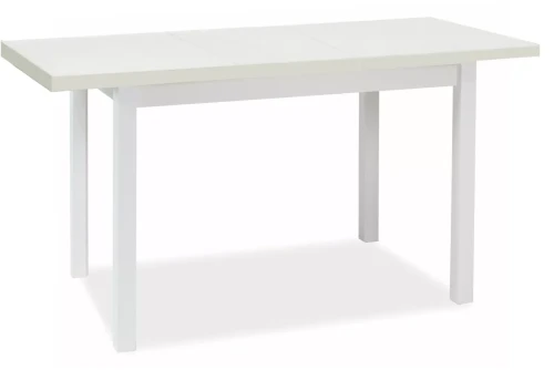 Stół rozkładany Adam prostokątny do jadalni 120-160 cm biały mat