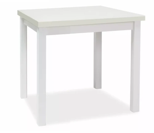 Stół Adam prostokątny do jadalni 90 cm biały mat