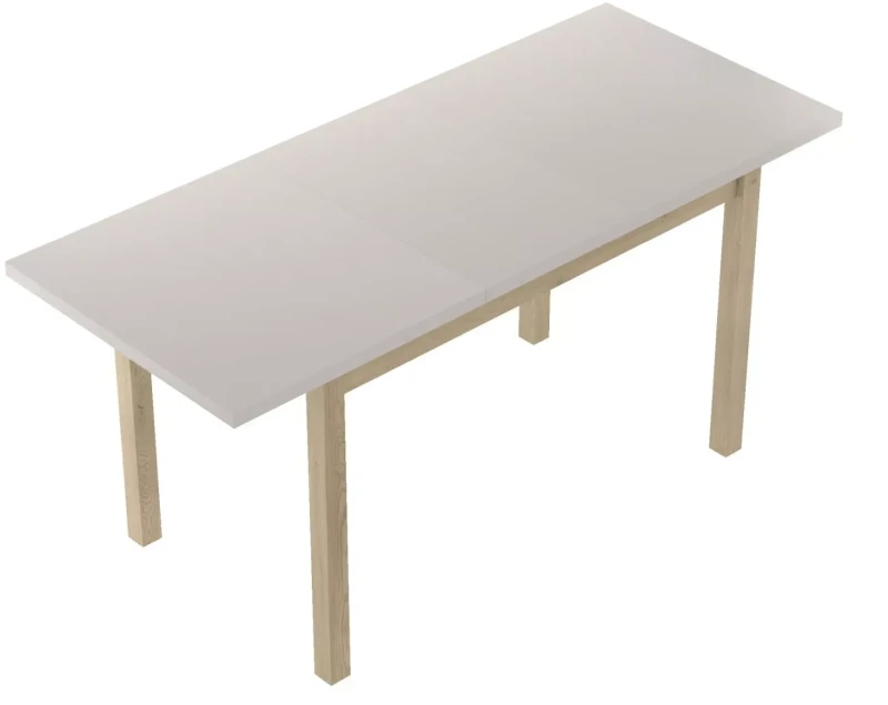 Stół rozkładany Adam prostokątny do jadalni 100-140 cm kaszmir/dąb cremona torro