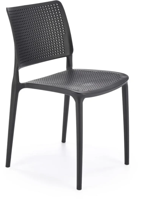 Krzesło K514 polipropylen czarny