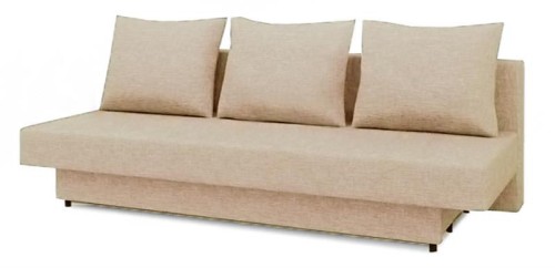 Kanapa z funkcją spania Amaza tapicerowana kolor Beżowy Jasmine 22