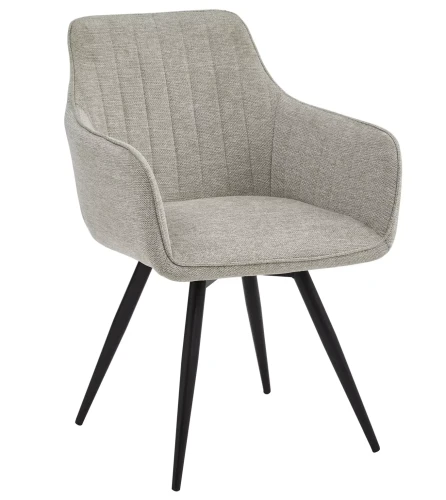 Krzesło tapicerowane Ballo Brego jasny beżowy