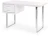 Biurko z szufladami B30 nowoczesne do biura 120 cm biały/chrom