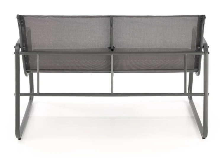 Zestaw mebli ogrodowych Conor sofa fotele ława na taras popielaty