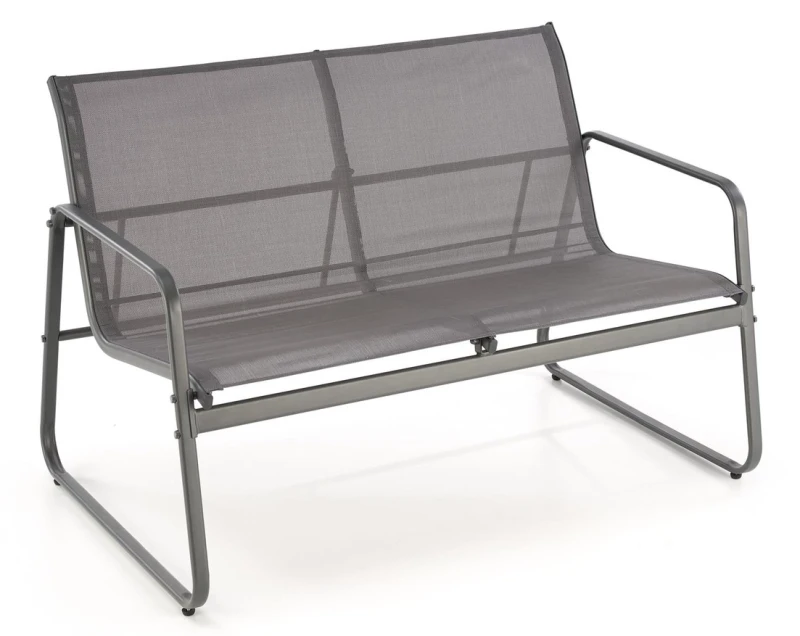 Zestaw mebli ogrodowych Conor sofa fotele ława na taras popielaty