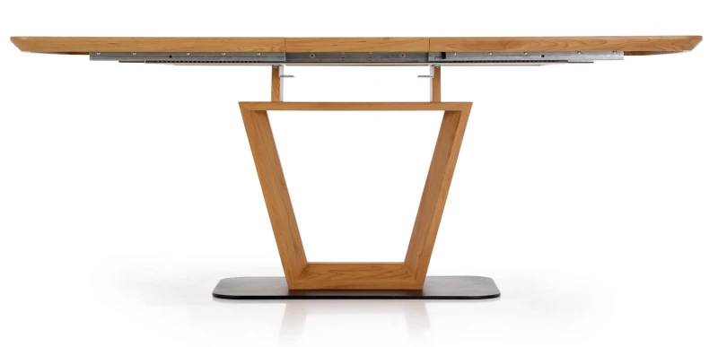 Stół rozkładany Blacky nowoczesny do jadalni 160-220 cm dąb złoty