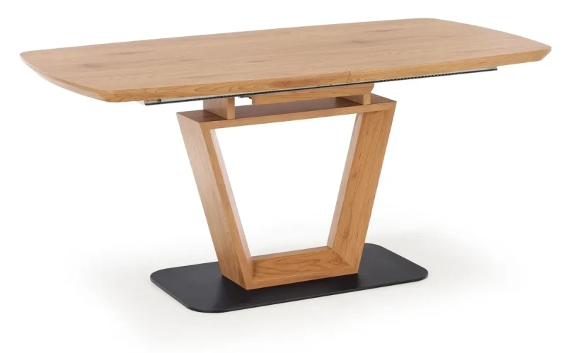 Stół rozkładany Blacky nowoczesny do jadalni 160-220 cm dąb złoty