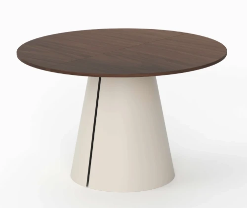 Stół rozkładany Niksen 100-176 cm okrągły do jadalni salonu