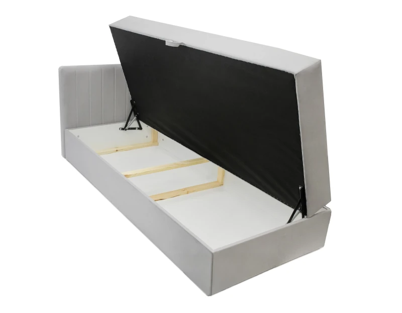 Łóżko tapicerowane Mirano Plus 90x200 z pojemnikiem Trinity 02