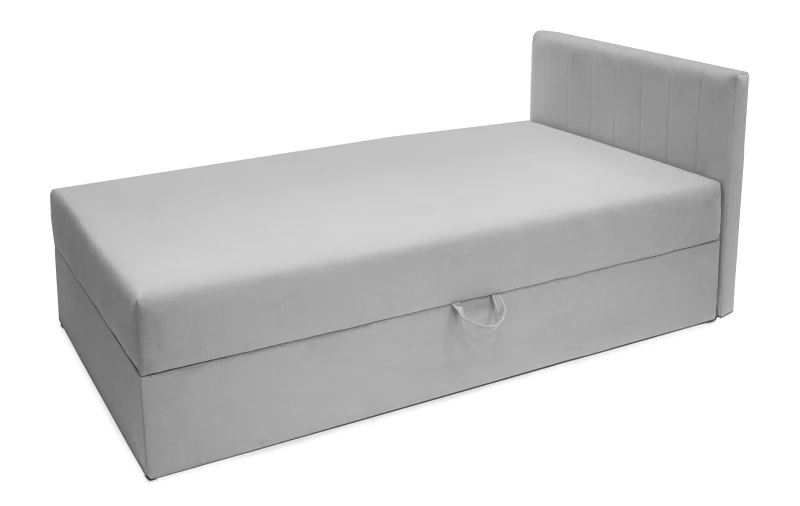 Łóżko tapicerowane Mirano 90x200 jednoosobowe z pojemnikiem Trinity 02