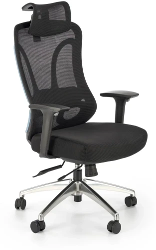 Fotel obrotowy Gilberto ergonomiczny do biura czarny