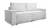 Sofa tapicerowana rozkładana Solara 248 cm tkanina LINCOLN 86