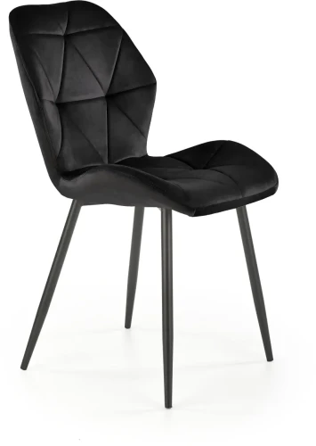 Krzesło K453 tapicerowane do jadalni czarny