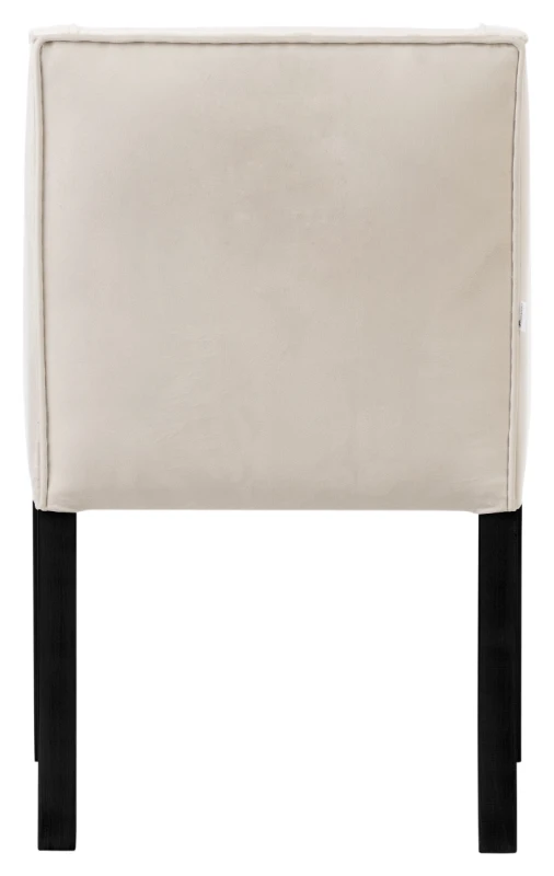 Krzesło Chanel, french velvet 674, 6 czarny