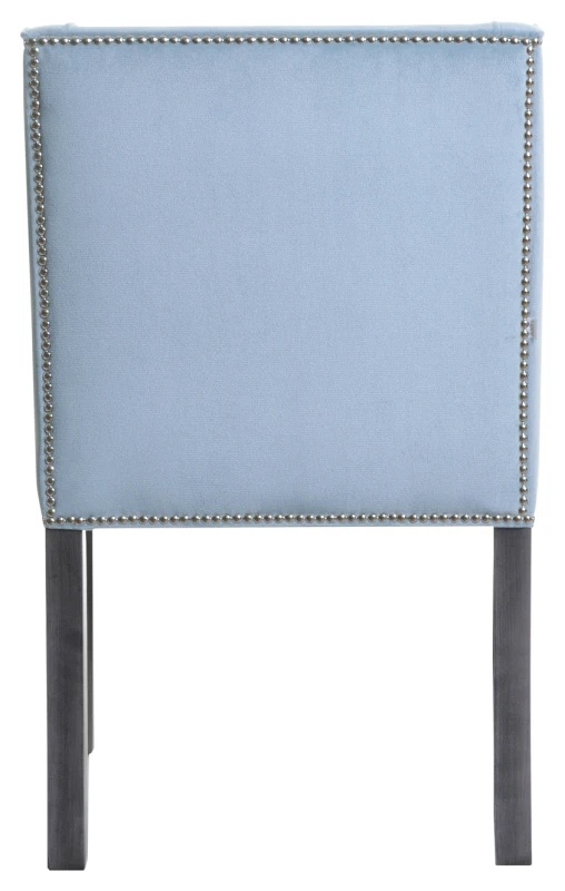 Krzesło Chanel, fuego 164, patyna czarna, tasiemka pineskowa