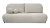 Sofa tapicerowana rozkładana Tessia 206 cm HEVRE 22