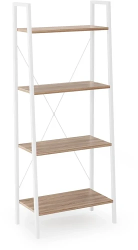 Regał Narvik REG2 do salonu dąb sonoma/biały