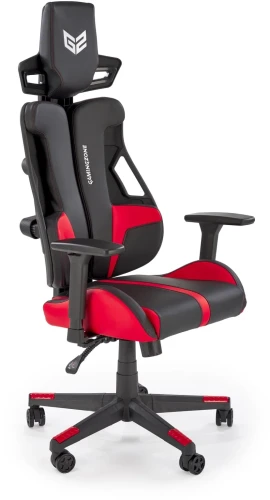 Fotel gamingowy Nitro 2 ergonomiczny do pokoju młodzieżowego czarny/czerwony