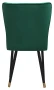 Krzesło Monti, French Velvet 658, czarny + złote końce