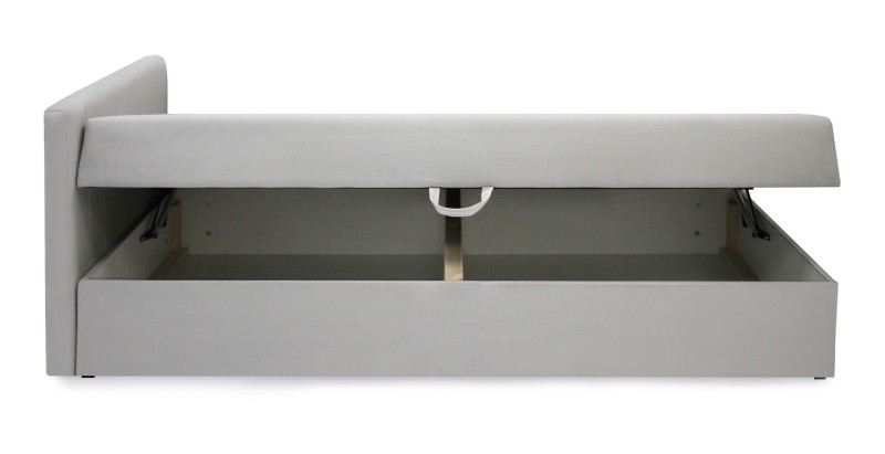Łóżko tapicerowane Mirano 90x200 jednoosobowe z pojemnikiem