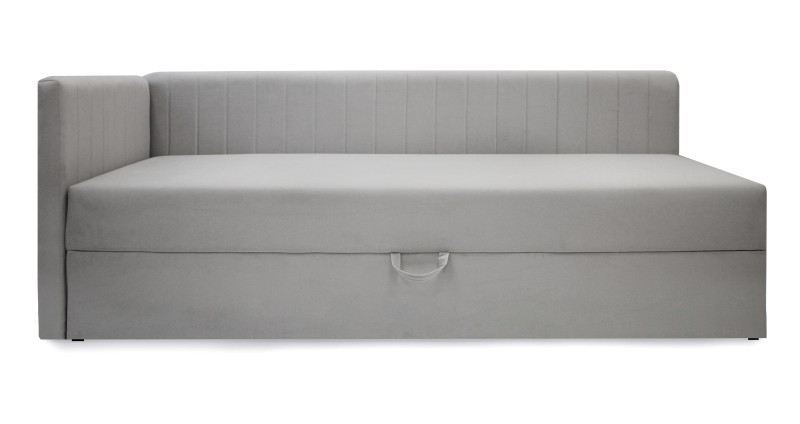 Łóżko tapicerowane Mirano Plus 90x200 jednoosobowe z pojemnikiem