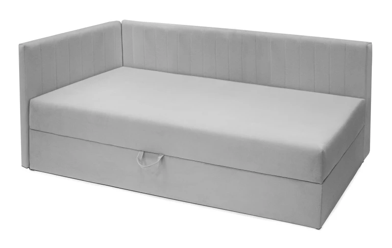 Łóżko tapicerowane Mirano Plus 90x200 jednoosobowe z pojemnikiem