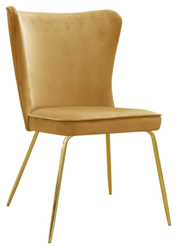 Krzesło tapicerowane Monti original gold