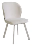 Krzesło tapicerowane Neve Spark White