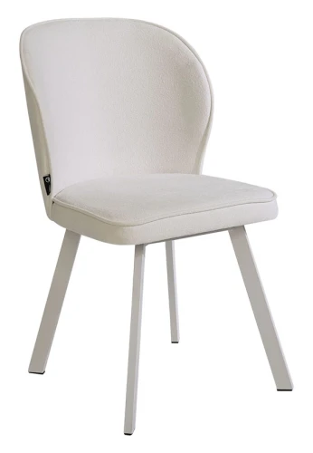 Krzesło tapicerowane Neve Spark White