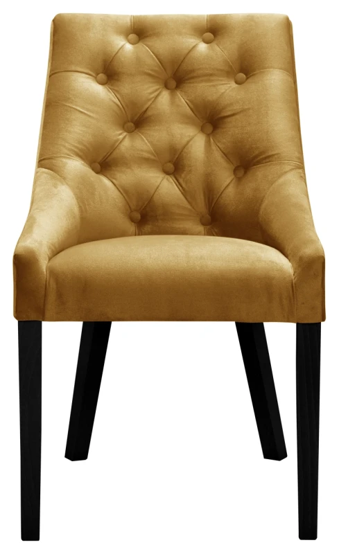 Krzesło Venmia cherterfield, kronos 1, 6 czarny