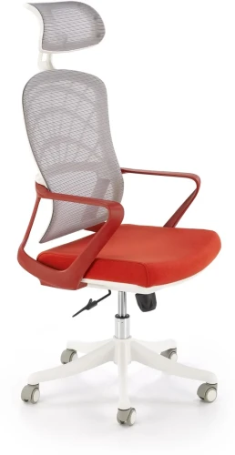 Fotel obrotowy Vesuvio 2 ergonomiczny nowoczesny do biura cynamonowy/biały