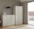 Komoda Malwa 2D4S dwudrzwiowa z 4 szufladami do salonu 120 cm kaszmir