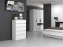 Komoda Malwa M5 z szufladami do salonu 70 cm biały