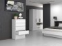 Komoda Malwa M5 z szufladami do salonu 70 cm biały