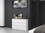 Komoda Malwa M6 120 cm z szufladami do salonu biały